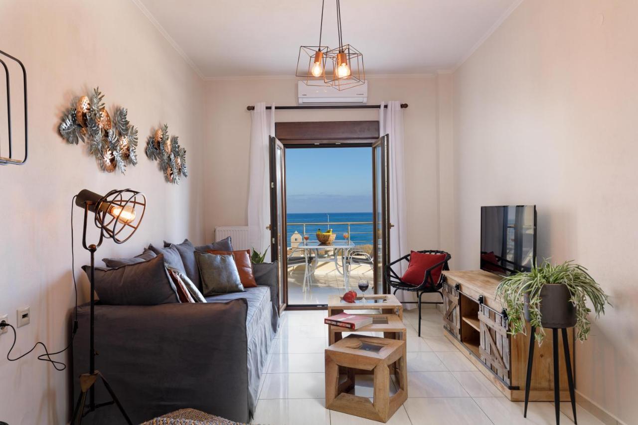 Oak Wood - Sea View Exclusive Maisonette Sfáka エクステリア 写真