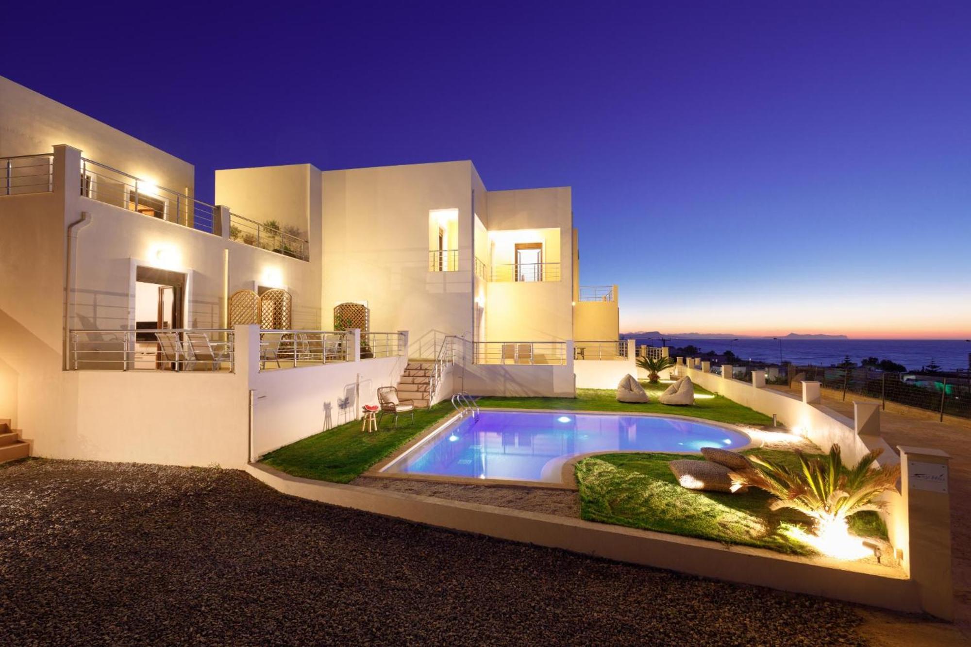 Oak Wood - Sea View Exclusive Maisonette Sfáka エクステリア 写真