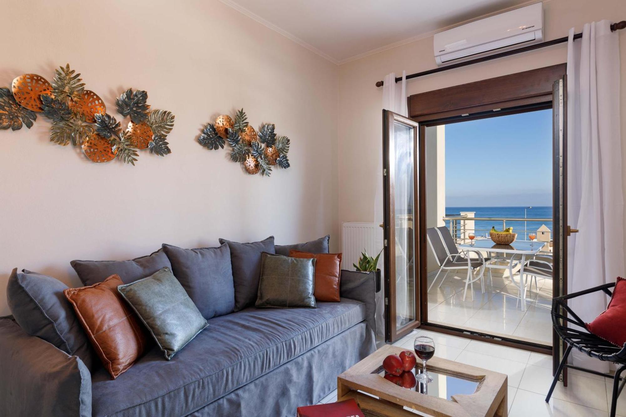 Oak Wood - Sea View Exclusive Maisonette Sfáka エクステリア 写真