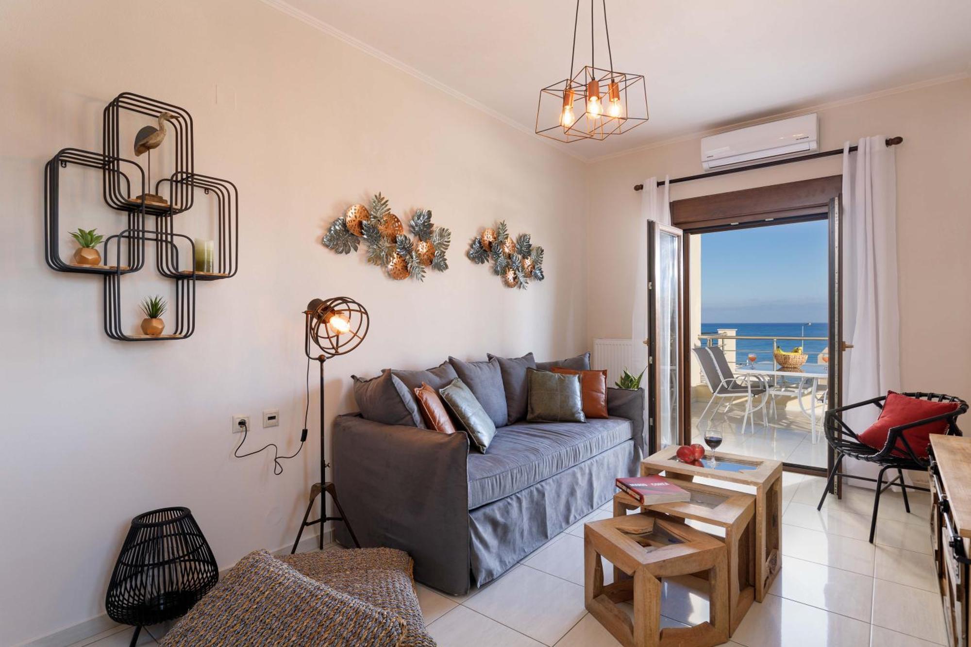Oak Wood - Sea View Exclusive Maisonette Sfáka エクステリア 写真